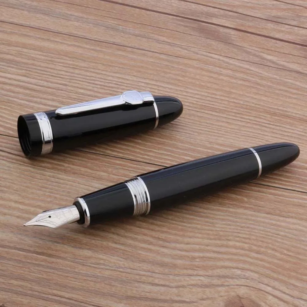 JINHAO 159 яркая черная перьевая ручка новый спиральный закрученный наконечник|pen