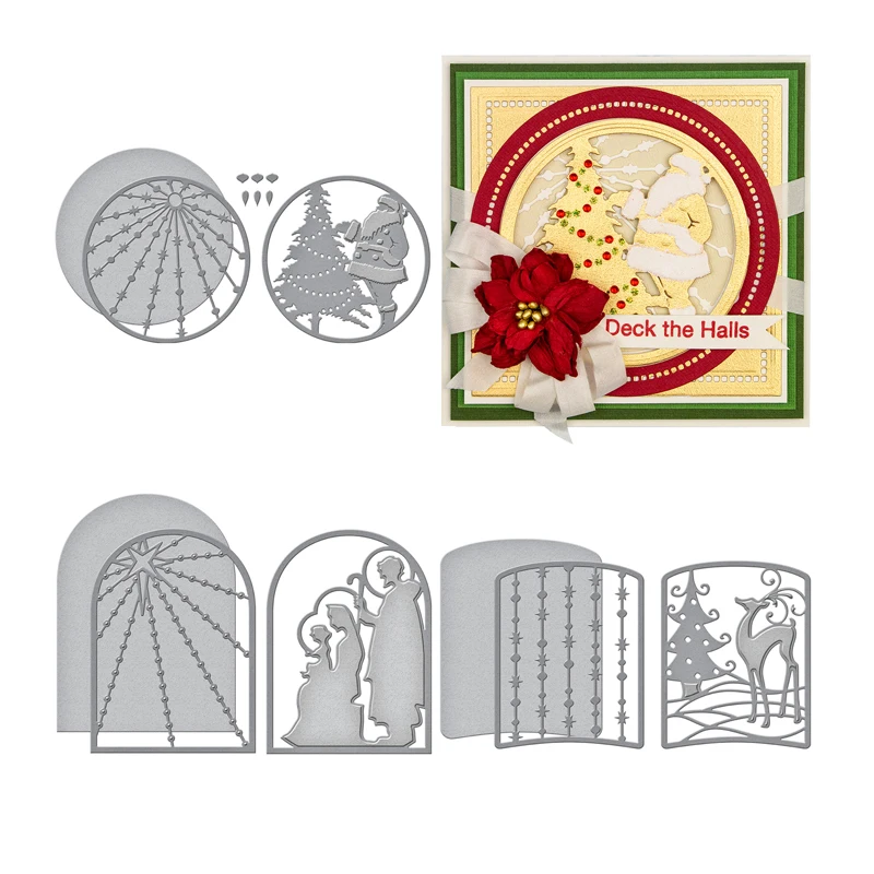 Christmas Decoration Shape New Cutting Dies Stencils for DIY Scrapbooking Photo Album Clear Stamps Crafts Hollow Cutter Big Shot
Christmas Decoration Shape New Cutting Dies Stencils for DIY Scrapbooking Photo Album Clear Stamps Crafts Hollow Cutter Big Shot