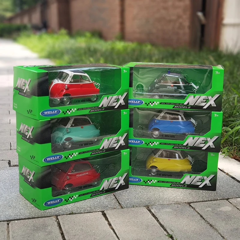 WELLY 1:18 BMW Isetta синий автомобильный брелок для автомобильных ключей имитационная