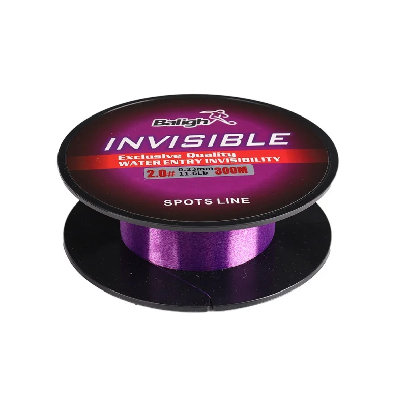 Nylon Purple 300M Transparent Fishing Line Fluorocarbon Coated Monofilament Leader Carp High Strong Wire
Nylon Purple 300M Transparent Fishing Line Fluorocarbon Coated Monofilament Leader Carp High Strong Wire