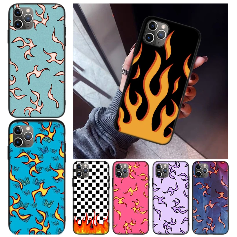 Blue Red Flame Fire Phone Case For Apple iPhone 11 12 13 Pro X XR XS Max 6 6S 8 7 Plus + Mini 5S SE Black Print Cover Coque
Blue Red Flame Fire Phone Case For Apple iPhone 11 12 13 Pro X XR XS Max 6 6S 8 7 Plus + Mini 5S SE Black Print Cover Coque