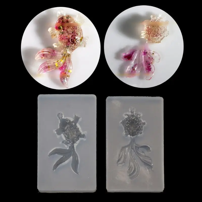 D2TD 2Pcs Lucky Goldfish Pendant Necklace Resin Mold Epoxy Resin Jewelry Making Tools
D2TD 2Pcs Lucky Goldfish Pendant Necklace Resin Mold Epoxy Resin Jewelry Making Tools
