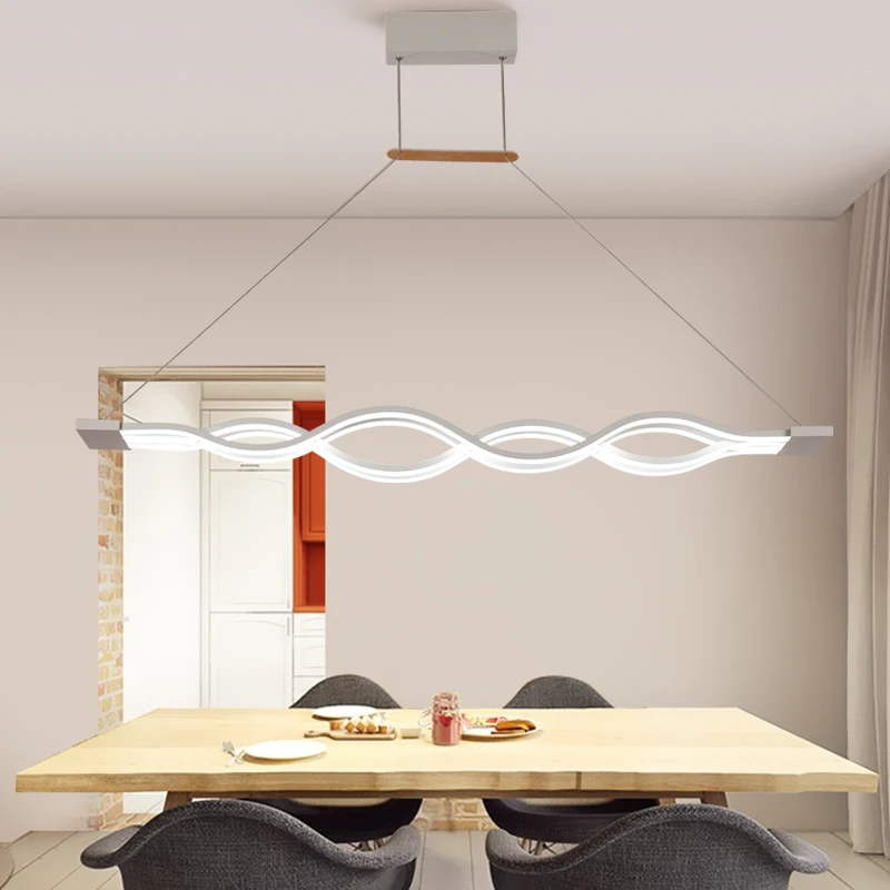 110/220V Nordic Modern Art S Wave Acrylic Led Chandelier Pendant Light Fixtures Hanging Ceiling Lamp for Cafes Restaurant Hotel
110/220V Nordic Modern Art S Wave Acrylic Led Chandelier Pendant Light Fixtures Hanging Ceiling Lamp for Cafes Restaurant Hotel