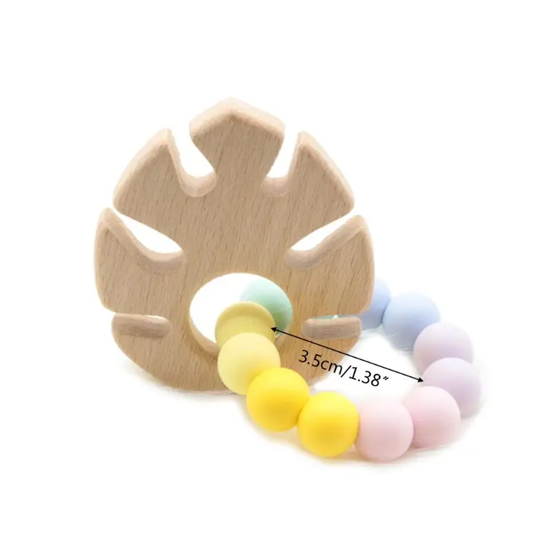 Cartoon Animals Baby Teether Bracelet Kids Beech Wood Silicone Beads Molar Toys
Cartoon Animals Baby Teether Bracelet Kids Beech Wood Silicone Beads Molar Toys