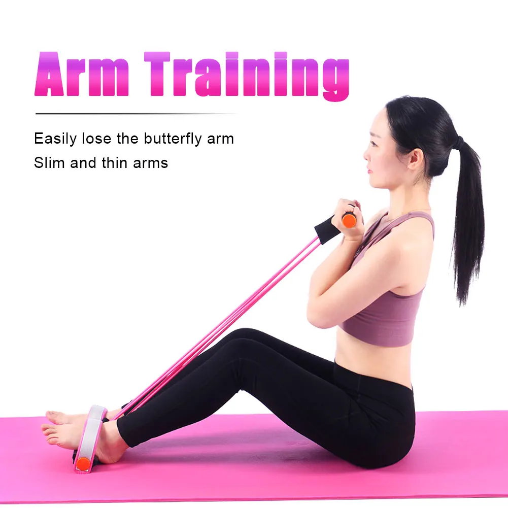 6 Resistance Elastic Pull Rope Exerciser Rower Belly Resistance Band Home Gym Sport Training Elastic Bands For Fitness Equipment
6 Resistance Elastic Pull Rope Exerciser Rower Belly Resistance Band Home Gym Sport Training Elastic Bands For Fitness Equipment