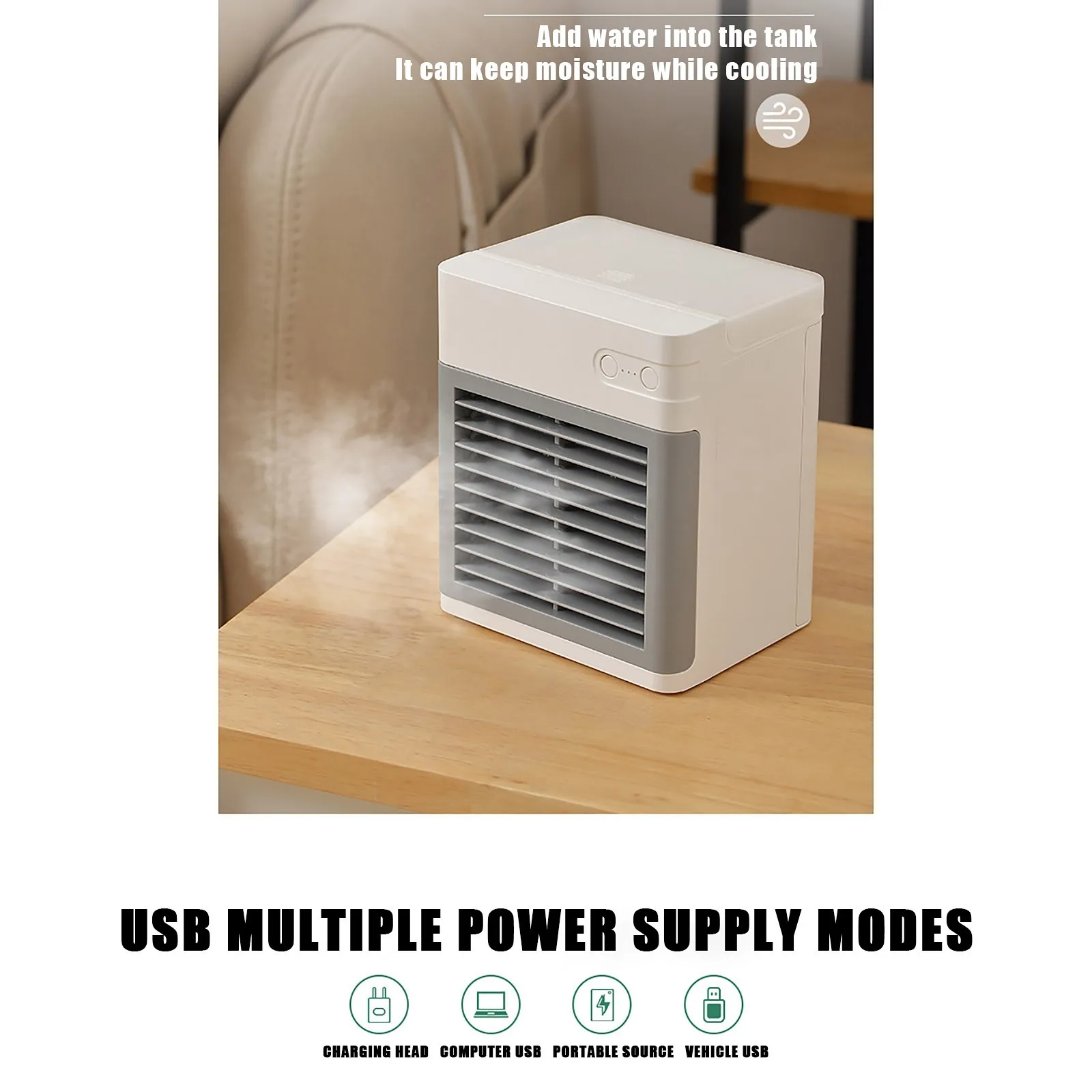 Mobile Air Conditioner Mini Air Cooler With Humidifier 3 In 1 Personal Air Small and portable outdoor convenient
Mobile Air Conditioner Mini Air Cooler With Humidifier 3 In 1 Personal Air Small and portable outdoor convenient