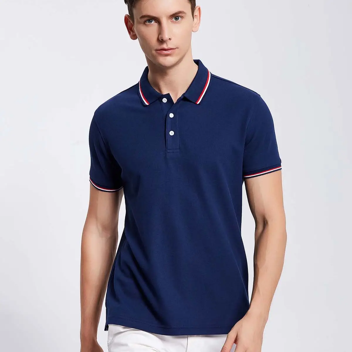 Summer Luxury Short Sleeve Polo Shirts Men's Golf Polos Cotton Working Clothes Solid Color Fashion Business Women Tee Wholesale
Summer Luxury Short Sleeve Polo Shirts Men's Golf Polos Cotton Working Clothes Solid Color Fashion Business Women Tee Wholesale