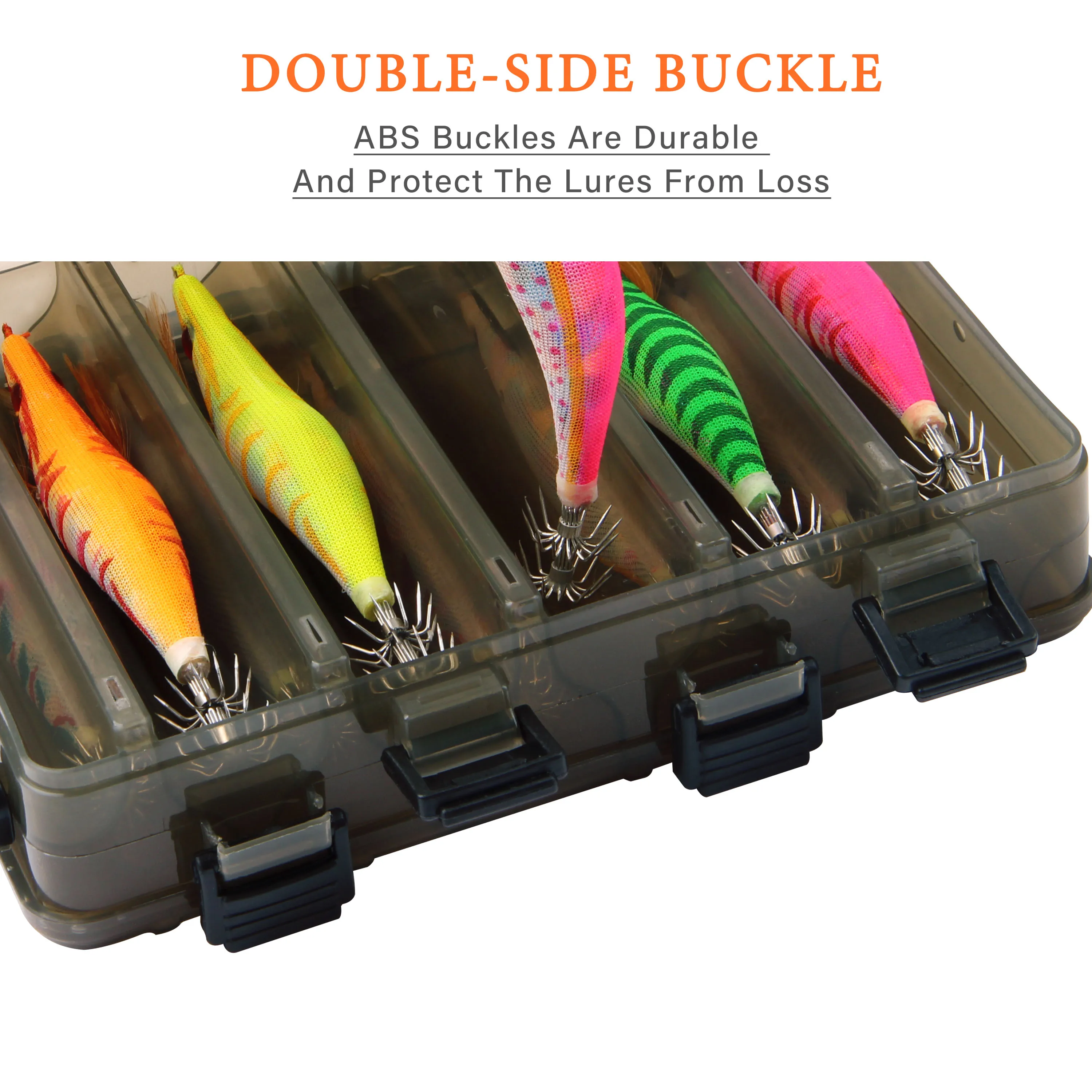 10pcs/box Squid Bait Hook Wooden Shrimp Jig Fishing Lures Hooks Artificial Luminous Jigg Lure With Double Layer Box | Спорт и