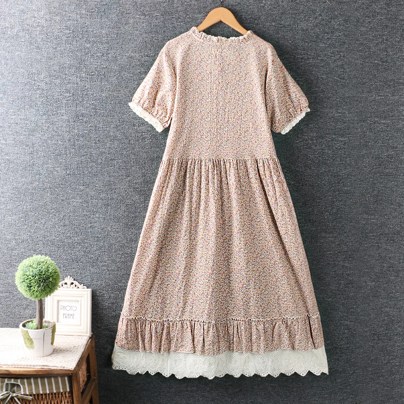 New Summer Dress 2021 Sweet Short Sleeve Ruffled Floral Dress double pockets casual wear 1672
New Summer Dress 2021 Sweet Short Sleeve Ruffled Floral Dress double pockets casual wear 1672