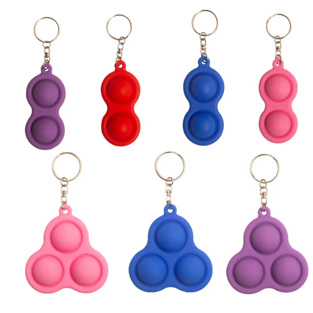 Anti-stress Mini Fidget Simple Dimple Toys Bubble Keychain Hand Toys for Kids Adults Anxiety Autism,Pressure Reliever Toy
Anti-stress Mini Fidget Simple Dimple Toys Bubble Keychain Hand Toys for Kids Adults Anxiety Autism,Pressure Reliever Toy