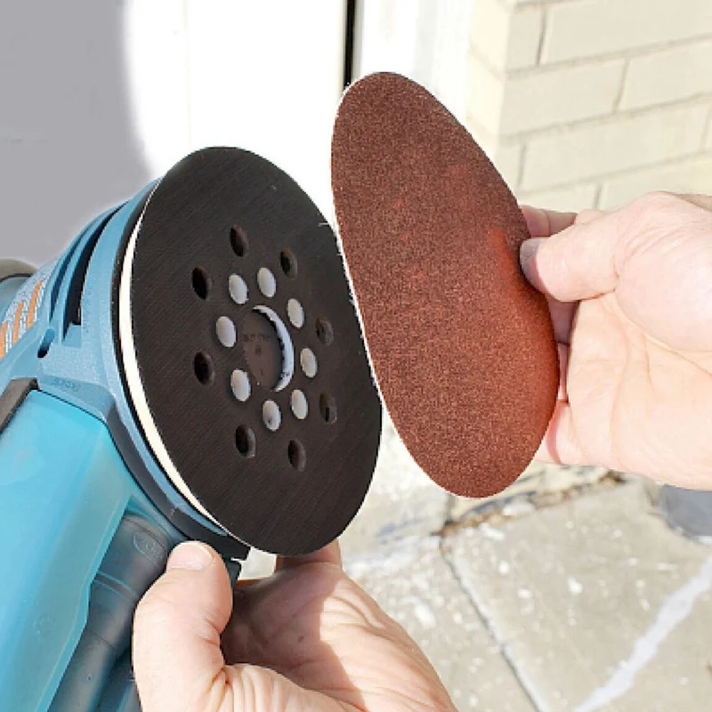 10-Piece Round Sanding Set with Padded and Drilled Adapter for Mixed Gravel Shackle 125Mm Sand Disc
10-Piece Round Sanding Set with Padded and Drilled Adapter for Mixed Gravel Shackle 125Mm Sand Disc