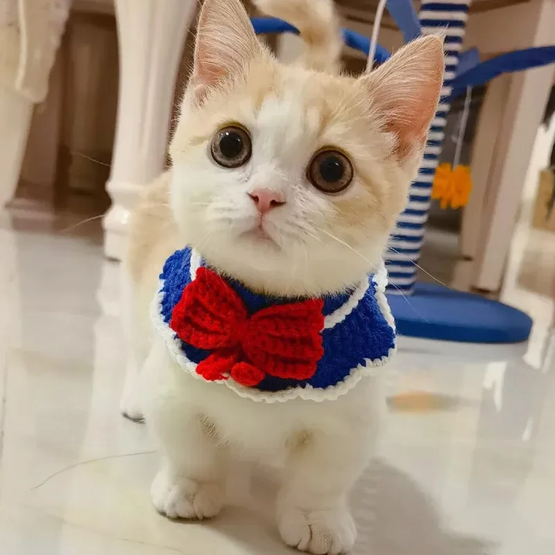 Hand-Woven Pet Triangle Scarf Pet Supplies Dog Scarf Cat Scarf Saliva Towel Dog Collar Cat Accessories 
Hand-Woven Pet Triangle Scarf Pet Supplies Dog Scarf Cat Scarf Saliva Towel Dog Collar Cat Accessories