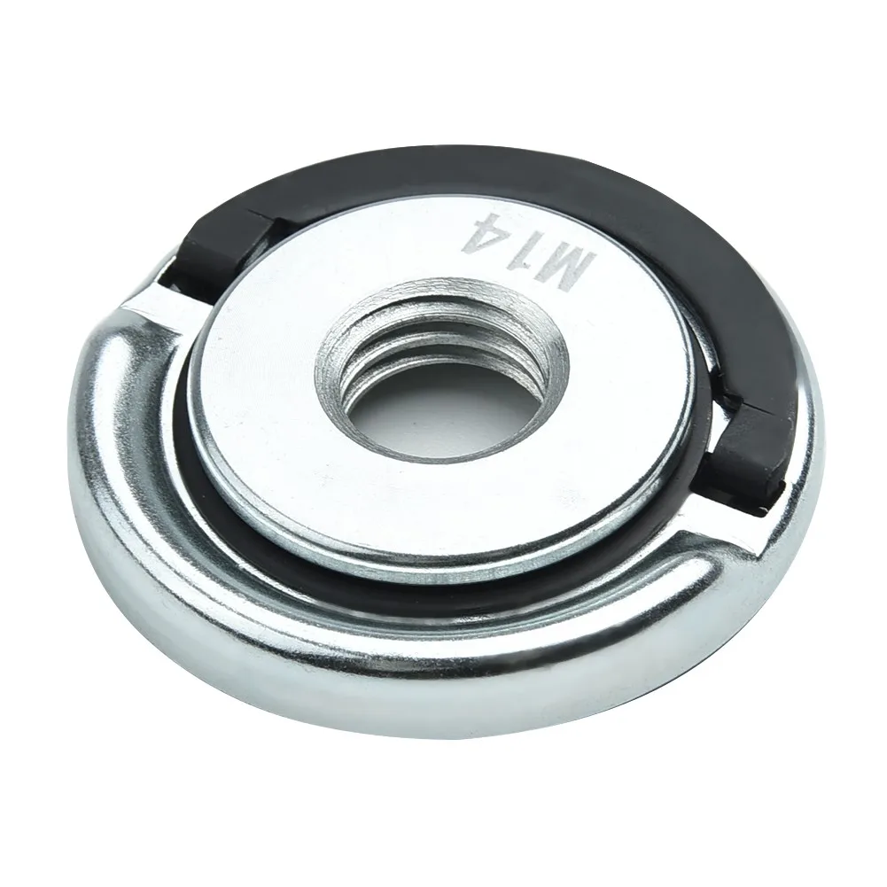 

Quick Change Nut Easy Electroplated white zinc Flange Locking Nut For tool free disc change M14 Ø 115mm to Ø 150 mm