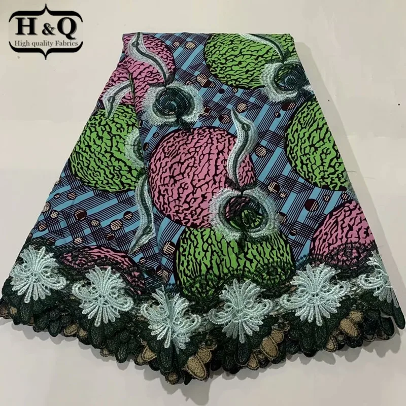 H&Q newest nigerian water soluble lace high quality wax fabric 100% cotton embroidery 6 yards/pcs african batik lace fabric H820 
H&Q newest nigerian water soluble lace high quality wax fabric 100% cotton embroidery 6 yards/pcs african batik lace fabric H820