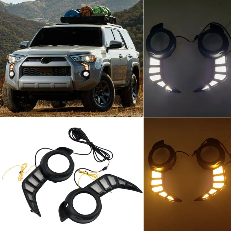 12V Car LED Daytime Running Light for Toyota 4 Runner 4Runner 2014 - 2021 DRL Fog Lamp Decoration
12V Car LED Daytime Running Light for Toyota 4 Runner 4Runner 2014 - 2021 DRL Fog Lamp Decoration