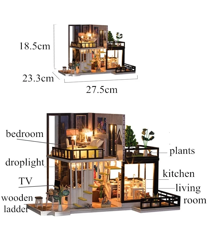New DIY Mini Doll House Miniature Accessories Furniture Toys for Kids Christmas Birthday New Year Gifts
New DIY Mini Doll House Miniature Accessories Furniture Toys for Kids Christmas Birthday New Year Gifts
