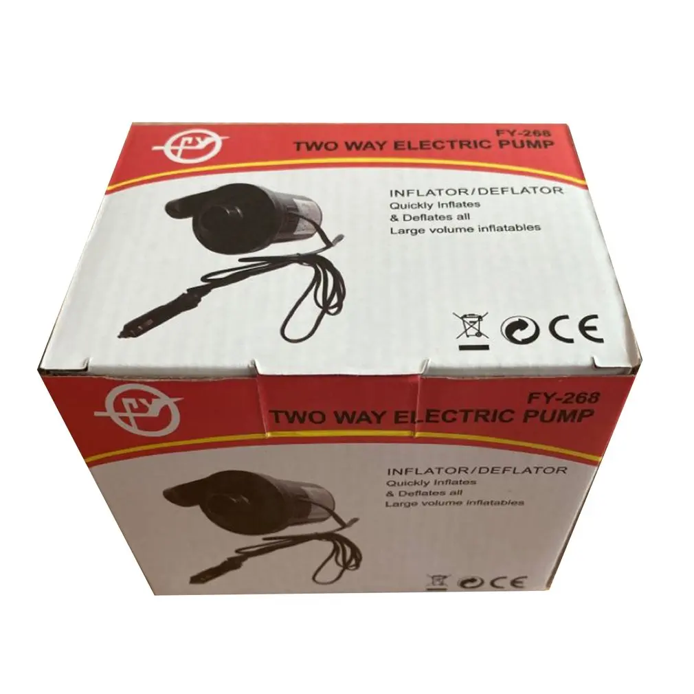 268 Portable Electric Air Pump Air Mattress Boat Car Auto Air Inflatable Pump For Car Home Use Camping Inflator
268 Portable Electric Air Pump Air Mattress Boat Car Auto Air Inflatable Pump For Car Home Use Camping Inflator