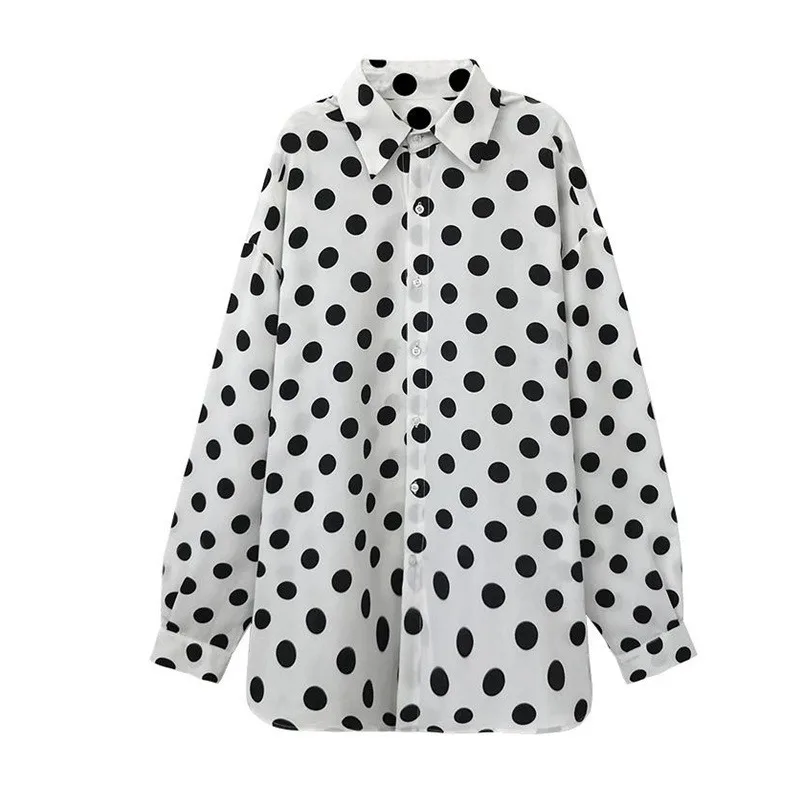 Polka Dot Print Blouse for Women Loose Long Sleeve Top Women 2021 Fashion Elegant Shirt Casual Big Plus Size Shirt Vintage
Polka Dot Print Blouse for Women Loose Long Sleeve Top Women 2021 Fashion Elegant Shirt Casual Big Plus Size Shirt Vintage