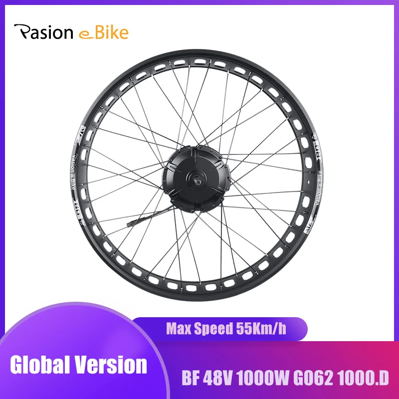 Pasion Ebike 48 В 1000 Вт Электрический Велосипед Жира Conversion Kit 26 "Колеса Двигатель для 175