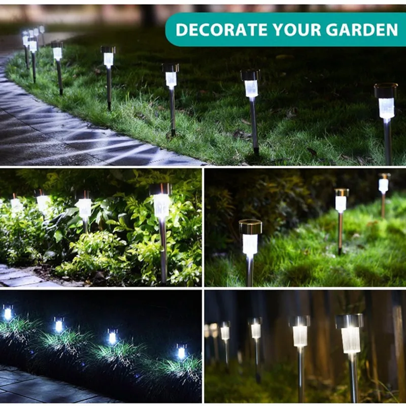 LED Solar Garden Light Outdoor Solar Powered Lamp Lantern Waterproof Landscape Lighting For Pathway Patio Yard Lawn Decoration
LED Solar Garden Light Outdoor Solar Powered Lamp Lantern Waterproof Landscape Lighting For Pathway Patio Yard Lawn Decoration