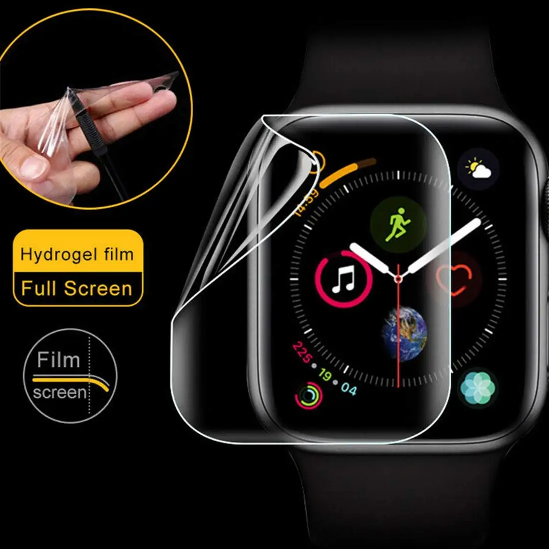 Screen Protector Film for Apple Watch 45mm 41mm 42mm 38mm 40MM 44MM Clear Full Protective soft Glass iWatch Series 7 SE 6 5 4 3
Screen Protector Film for Apple Watch 45mm 41mm 42mm 38mm 40MM 44MM Clear Full Protective soft Glass iWatch Series 7 SE 6 5 4 3