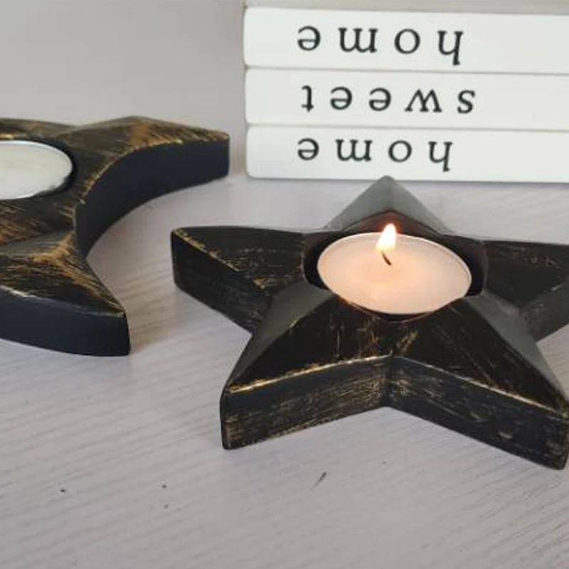 Aromatherapy Resin Candlestick Holiday Decoration Candle tray Moon stars Candle tray Home Decorative gifts Table Decoration
Aromatherapy Resin Candlestick Holiday Decoration Candle tray Moon stars Candle tray Home Decorative gifts Table Decoration