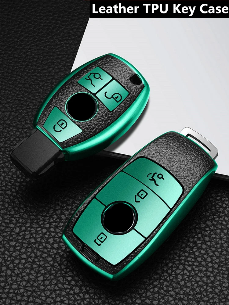 Кожаный чехол для автомобильного ключа из ТПУ, защитный чехол для Mercedes Benz E C G M R S Class W204 W212 W176 GLC CLA GLA AMG, автомобильные аксессуары
Кожаный чехол для автомобильного ключа из ТПУ, защитный чехол для Mercedes Benz E C G M R S Class W204 W212 W176 GLC CLA GLA AMG, автомобильные аксессуары