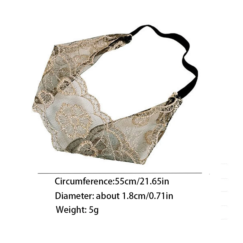 Sexy Lace Headband Floral Wide Hairband Soft Flower Headdress Female Embroidered Hair Accessories Women Head Wrap
Sexy Lace Headband Floral Wide Hairband Soft Flower Headdress Female Embroidered Hair Accessories Women Head Wrap