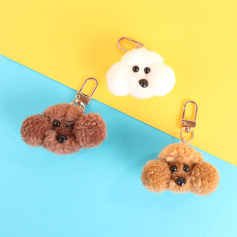 Kawaii Teddy Pompom Small Dog Airpods Pendant Keychain Headset Protector Shell Trinket Car Bag Keyring Women Man Holder Doll Toy
Kawaii Teddy Pompom Small Dog Airpods Pendant Keychain Headset Protector Shell Trinket Car Bag Keyring Women Man Holder Doll Toy