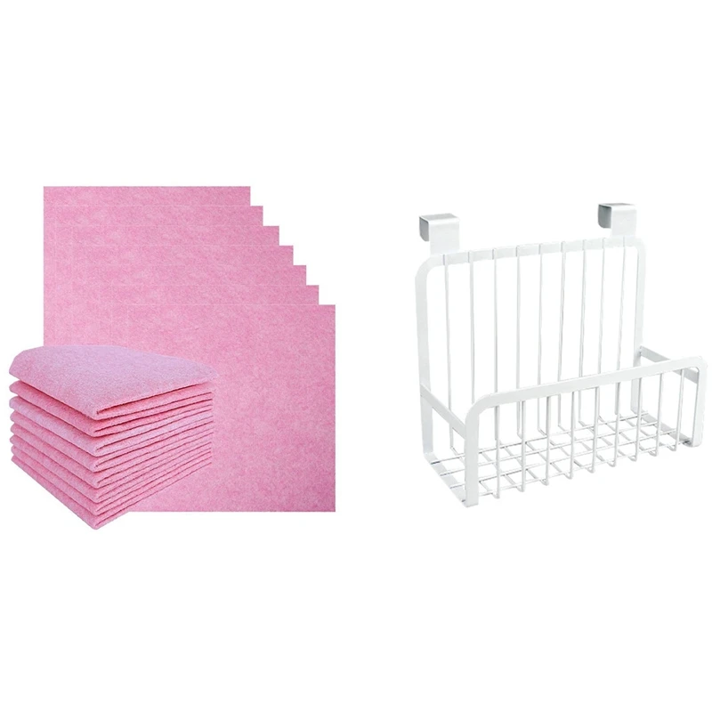 1PC Over The Cabinet Basket White & 20X Kitchen Cleaning Cloth Anti-Grease Rags Coconut Shell Absorbent Dishcloth
1PC Over The Cabinet Basket White & 20X Kitchen Cleaning Cloth Anti-Grease Rags Coconut Shell Absorbent Dishcloth