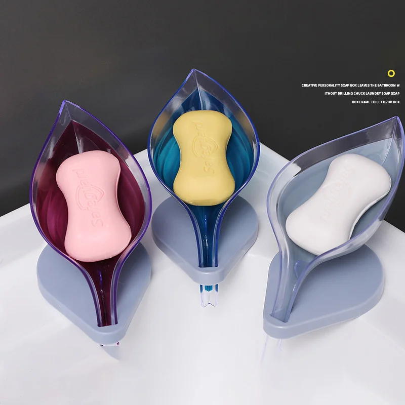 Leaf Shape Soap Box Sink Sponge Drain Holder Creative Suction Cup Soap Containers Storage Drying Rack Supplies Bathroom Gadgets
Leaf Shape Soap Box Sink Sponge Drain Holder Creative Suction Cup Soap Containers Storage Drying Rack Supplies Bathroom Gadgets