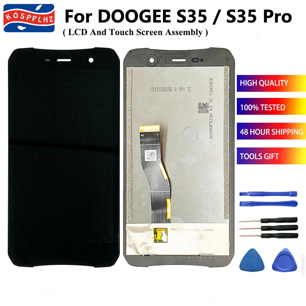 ЖК-дисплей и сенсорный экран Для DOOGEE S35 / S35 Pro, сменный передний дигитайзер в сборе с клеем и инструментами
ЖК-дисплей и сенсорный экран Для DOOGEE S35 / S35 Pro, сменный передний дигитайзер в сборе с клеем и инструментами