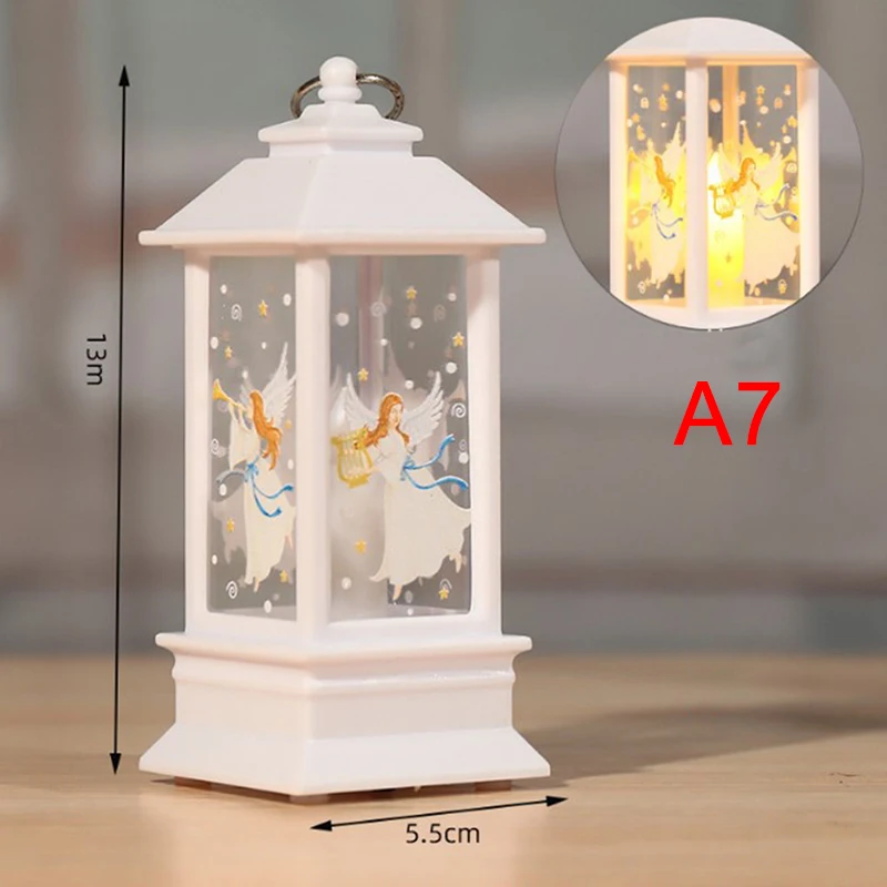 1pc Christmas oil Light Christmas Santa Claus Snowman Deer Castle Lamp Light Hanging Lantern Decoration Night Light Desktop Deco
1pc Christmas oil Light Christmas Santa Claus Snowman Deer Castle Lamp Light Hanging Lantern Decoration Night Light Desktop Deco