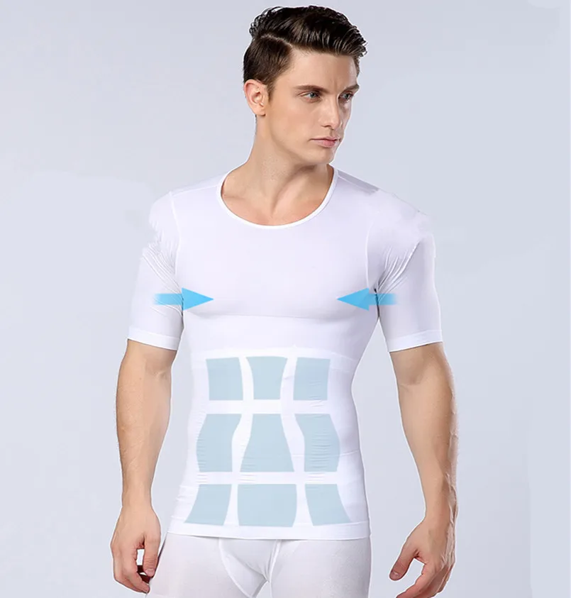 Body Shapers Men Compression T Shirt Waist Trainer Tummy Control Black White Slimming T-shirts Men's Shapewear Body Shaper
Body Shapers Men Compression T Shirt Waist Trainer Tummy Control Black White Slimming T-shirts Men's Shapewear Body Shaper