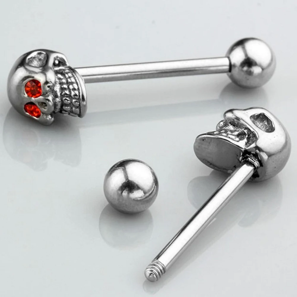 Man Skull Tongue Stainless Steel Crystal Tongue Rings Piercing Lengua Barbell Pircing Langue Bodyjewelry Ear Tragus
Man Skull Tongue Stainless Steel Crystal Tongue Rings Piercing Lengua Barbell Pircing Langue Bodyjewelry Ear Tragus
