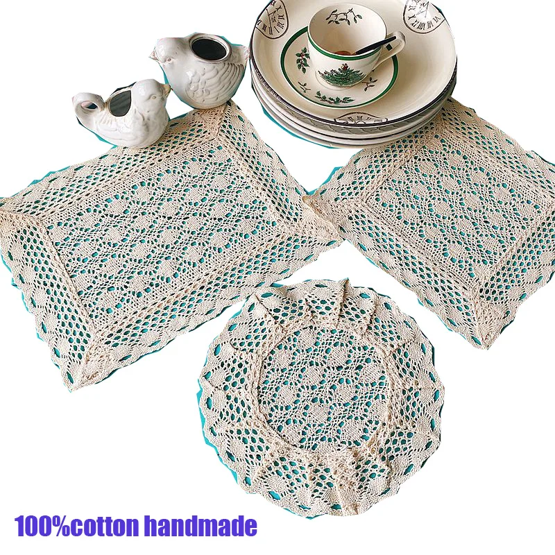NEW cotton handmade crochet Lace table place mat pad Cloth placemat cup mug wedding coaster Christmas doily kitchen Accessories
NEW cotton handmade crochet Lace table place mat pad Cloth placemat cup mug wedding coaster Christmas doily kitchen Accessories