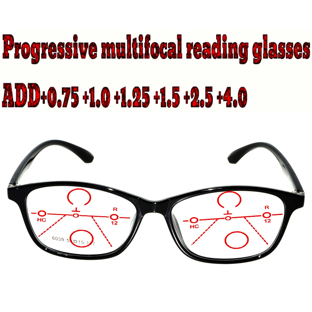 Progressive Multifocal Anti Blu Light Reading Glasses Black Frame Men Women High Quality +1.0 +1.5 +1.75 +2.0 +2.5 +3 +3.5 +4
Progressive Multifocal Anti Blu Light Reading Glasses Black Frame Men Women High Quality +1.0 +1.5 +1.75 +2.0 +2.5 +3 +3.5 +4
