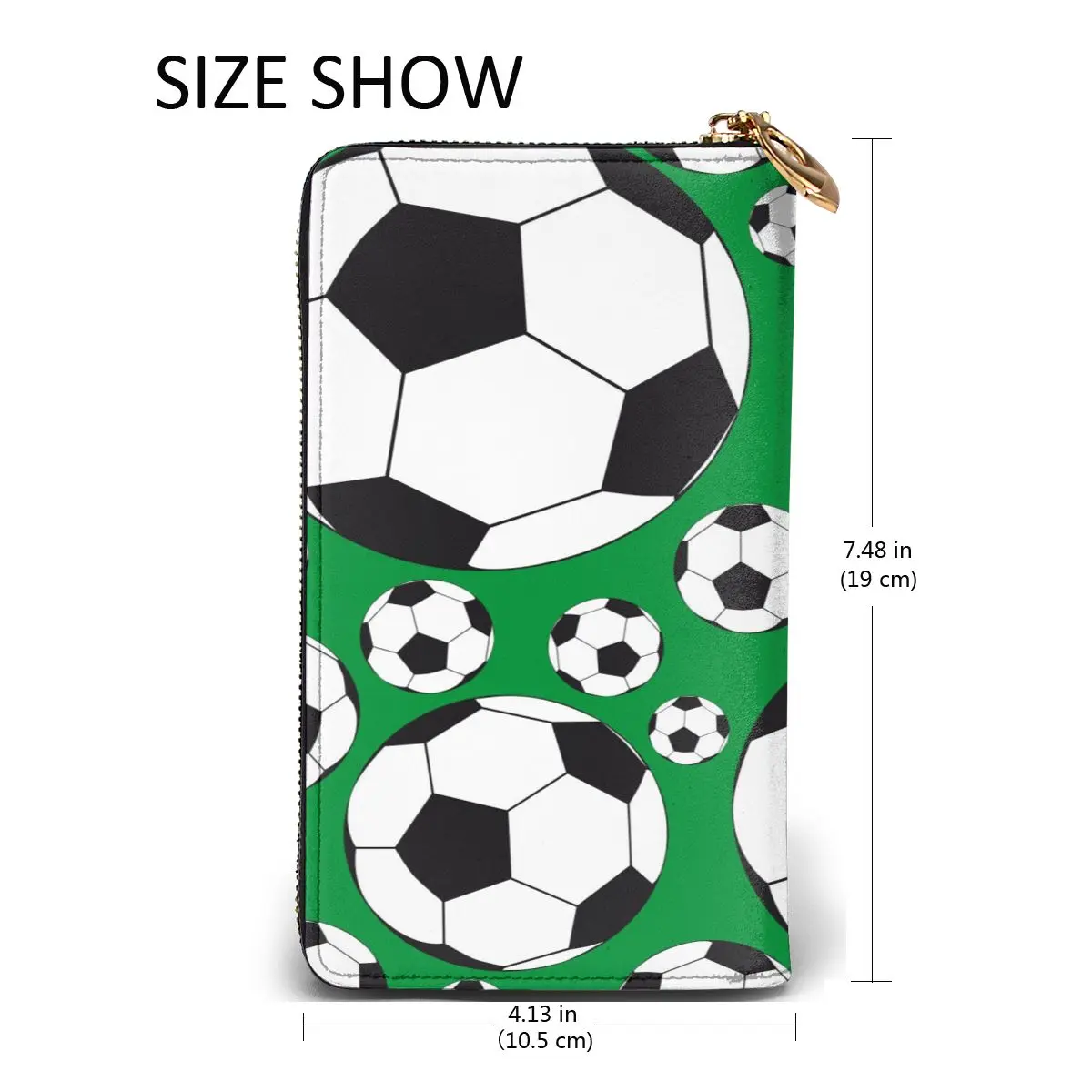 Soccer Balls Sport Football Pattern Long Wallet with Credit Card Slots ID Holder Checkbook Organizer Zipper Coin Purse
Soccer Balls Sport Football Pattern Long Wallet with Credit Card Slots ID Holder Checkbook Organizer Zipper Coin Purse
