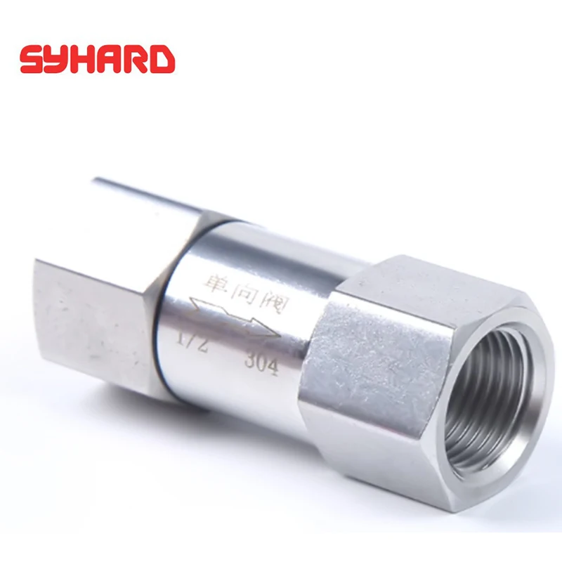 304 stainless steel internal thread split type check valve for boiler one-way valve
304 stainless steel internal thread split type check valve for boiler one-way valve