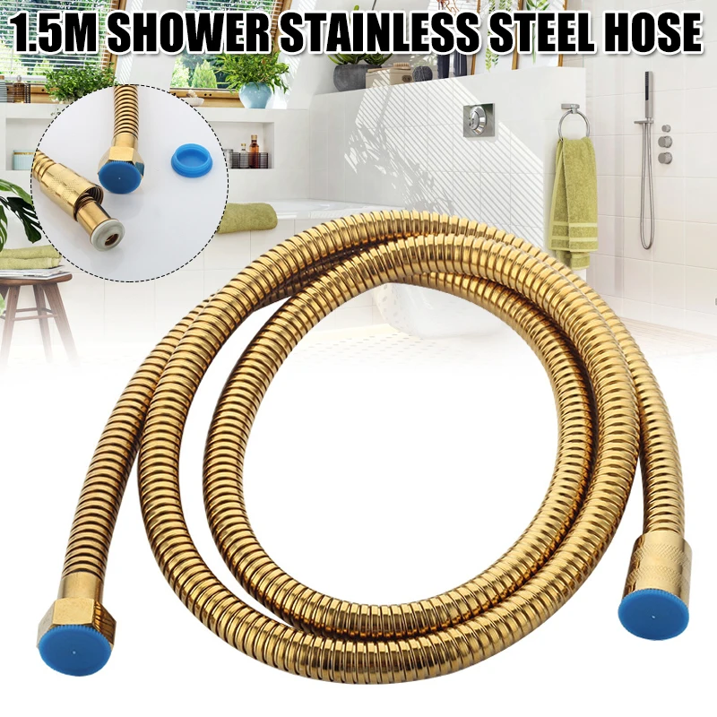 Flexible Shower Hose Stainless Steel Replacement Shower Hose for Bathroom Shower Head/Bidet Handheld Sprayer manguera ducha
Flexible Shower Hose Stainless Steel Replacement Shower Hose for Bathroom Shower Head/Bidet Handheld Sprayer manguera ducha