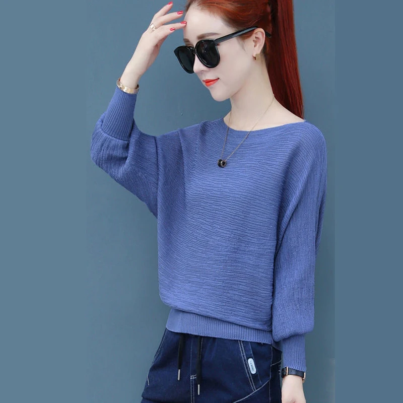 Women Spring Autumn Style Pullover Sweater Lady Casual O-Neck Long Sleeve Loose Knitted Pullover Tops Sweater ZZ0723
Women Spring Autumn Style Pullover Sweater Lady Casual O-Neck Long Sleeve Loose Knitted Pullover Tops Sweater ZZ0723