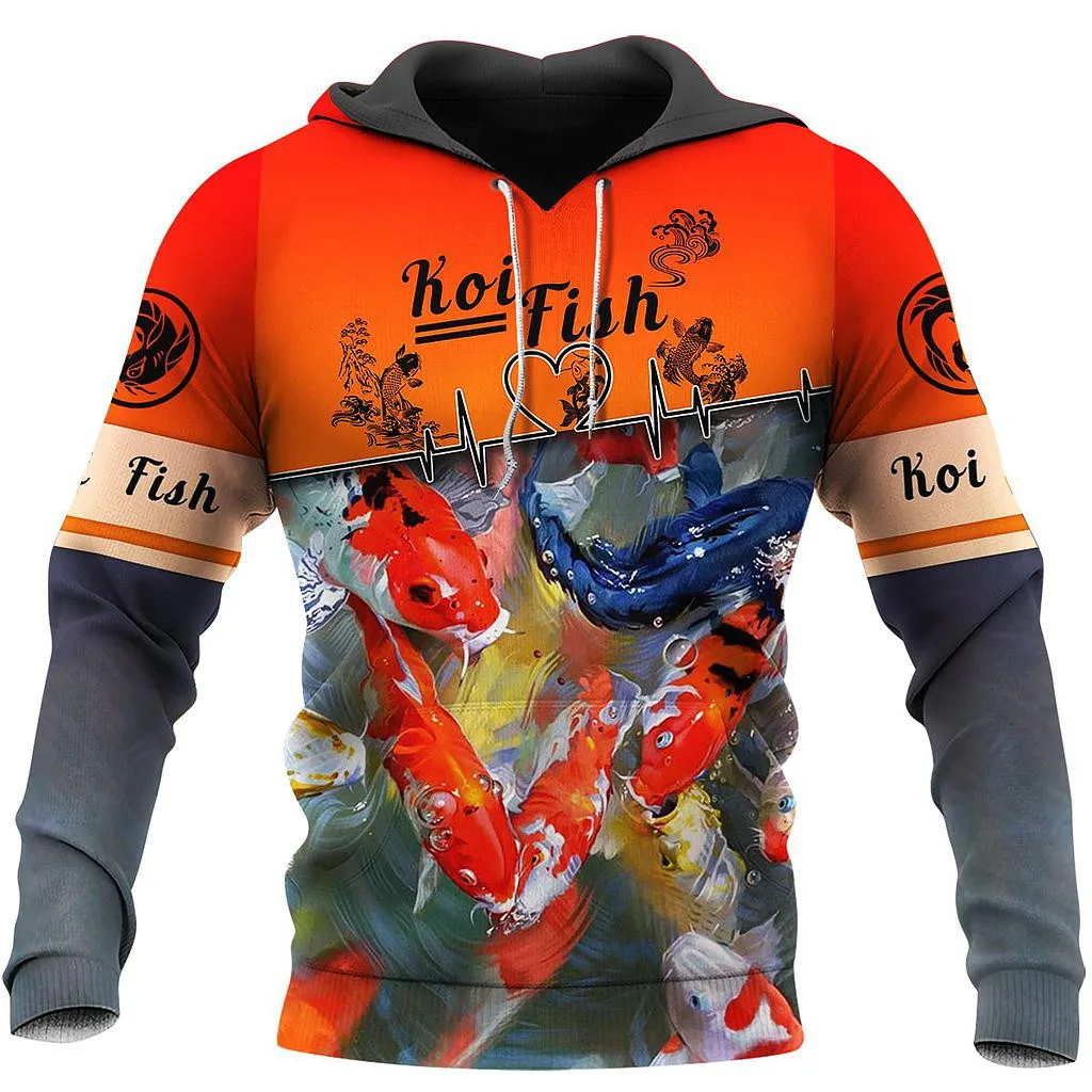 Beautiful Koi Fish 3D Printed Zipper Hoodies Men/Women Harajuku Sweatshirt Casual Fashion Jackets LL-454
Beautiful Koi Fish 3D Printed Zipper Hoodies Men/Women Harajuku Sweatshirt Casual Fashion Jackets LL-454