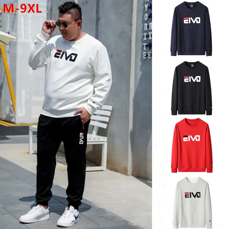 Men Sweatshirts Loose Plus Oversized 6XL 7XL 8XL 9XL Pullovers Sweat White Black Red Tops Spring Autumn Casual Sweat Clothes
Men Sweatshirts Loose Plus Oversized 6XL 7XL 8XL 9XL Pullovers Sweat White Black Red Tops Spring Autumn Casual Sweat Clothes