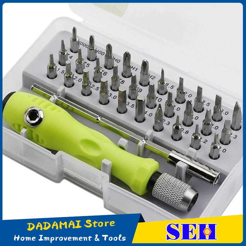Tool Repair 32 In 1 Screwdriver Set Precision Mini Magnetic Screwdriver Bits Kit Phone Mobile IPad Camera Maintenance
Tool Repair 32 In 1 Screwdriver Set Precision Mini Magnetic Screwdriver Bits Kit Phone Mobile IPad Camera Maintenance