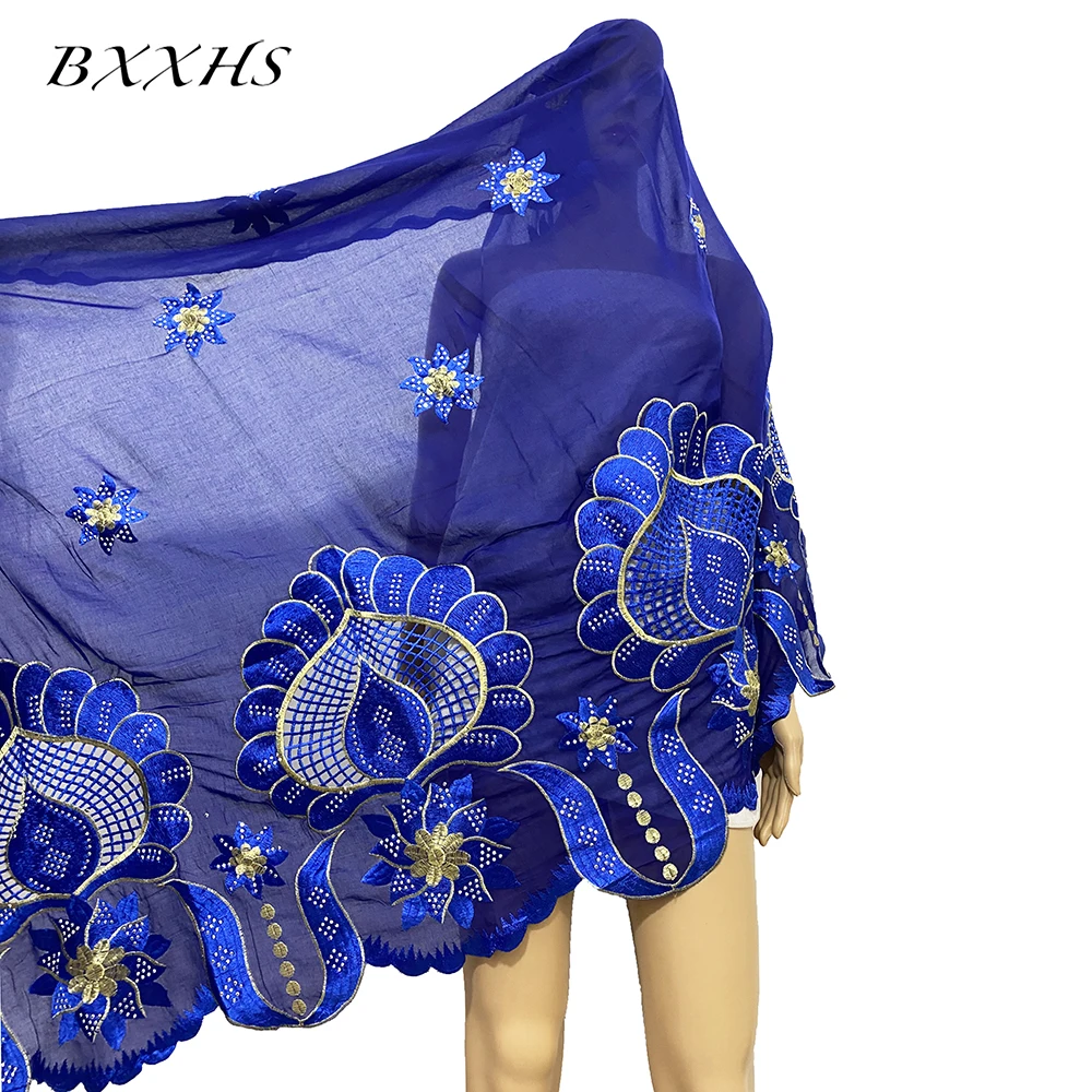 2021 New African Women Cotton Hijab Scarf Fashion Embroidered Shawl Wrap 230*110cm Big Size Muslim Turban Big Inner Hijab BX-020
2021 New African Women Cotton Hijab Scarf Fashion Embroidered Shawl Wrap 230*110cm Big Size Muslim Turban Big Inner Hijab BX-020