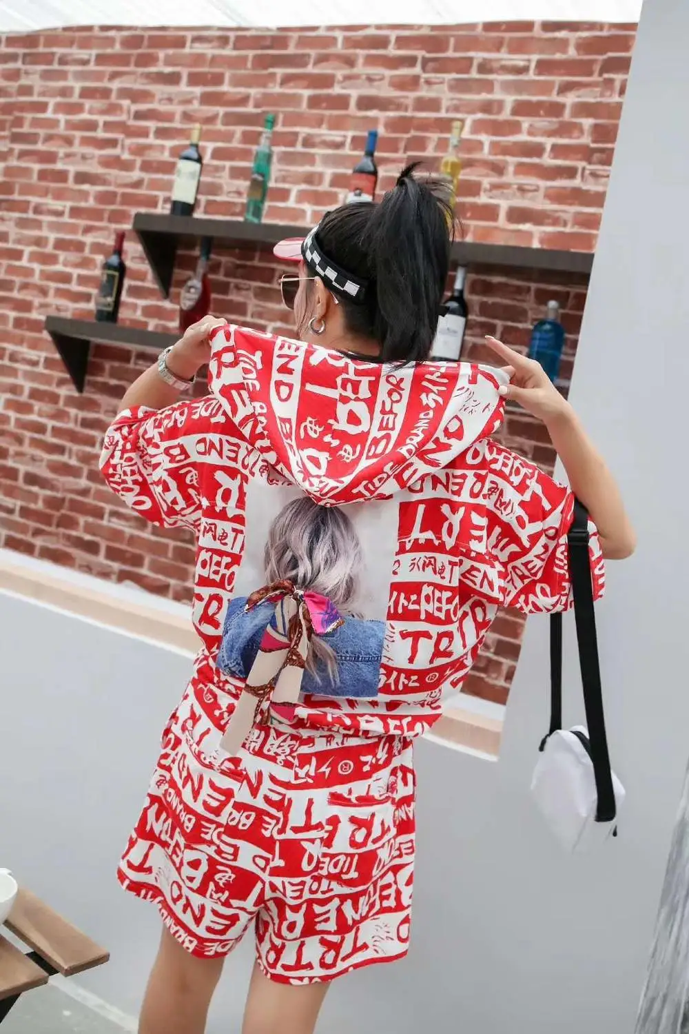 Cartoon Pattern Short Sleeve Jumpsuit Womens Large Size Loose Hooded Rompers Summer Casual Short Jumpsuit One Piece Overalls
Cartoon Pattern Short Sleeve Jumpsuit Womens Large Size Loose Hooded Rompers Summer Casual Short Jumpsuit One Piece Overalls