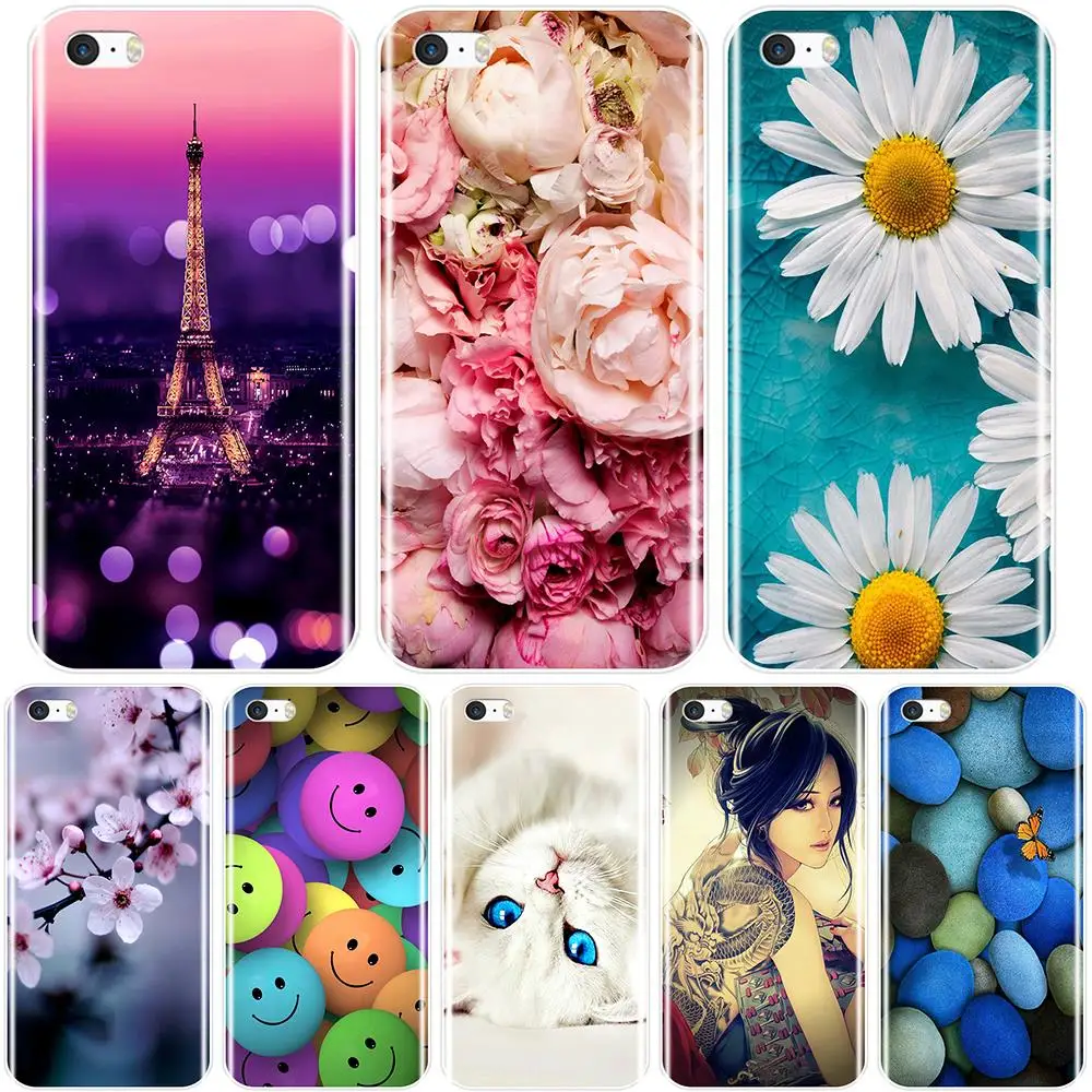 Phone Case For iPhone SE 5S 5 S 5C Soft Silicone TPU Ultra Thin Cute Flower Floral Back Cover For iPhone 4S 4 S Case 
Phone Case For iPhone SE 5S 5 S 5C Soft Silicone TPU Ultra Thin Cute Flower Floral Back Cover For iPhone 4S 4 S Case