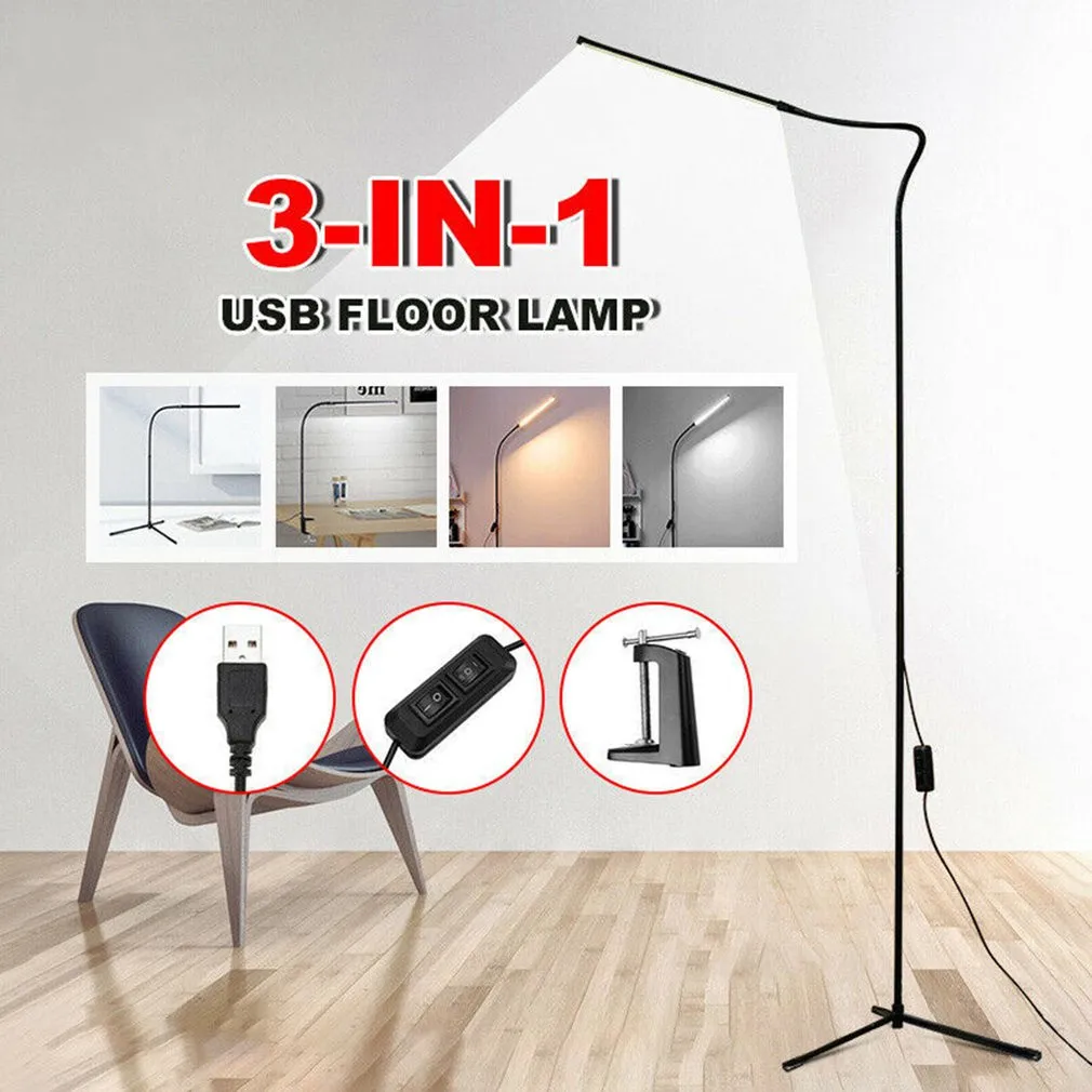 Indoor Adjustable Height Floor USB Lamps With EU/US Plug For USB LED Light Clamp Dimmable Reading Desktop Lamp Tripod Study Room
Indoor Adjustable Height Floor USB Lamps With EU/US Plug For USB LED Light Clamp Dimmable Reading Desktop Lamp Tripod Study Room