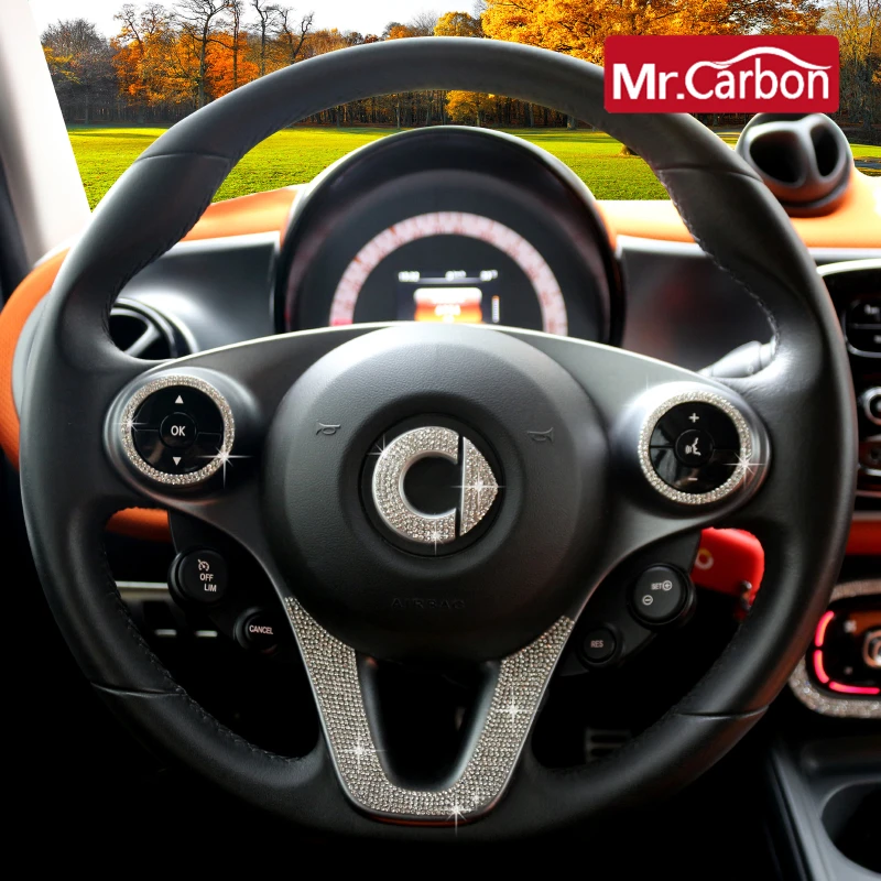 1 Pcs Car Steering Wheel Personalized Decal Shiny Sticker For Mercedes 2015-2018 New Smart 453 Fortwo Forfour Car Accessories
1 Pcs Car Steering Wheel Personalized Decal Shiny Sticker For Mercedes 2015-2018 New Smart 453 Fortwo Forfour Car Accessories