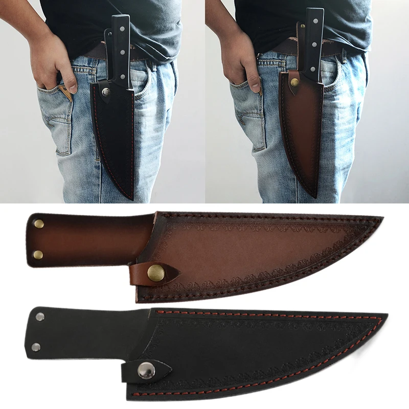 1PC Knife Sheath Cover Case Leather Scabbard Chef Knives Sheath Edge Guard Protective Covers Butcher
1PC Knife Sheath Cover Case Leather Scabbard Chef Knives Sheath Edge Guard Protective Covers Butcher
